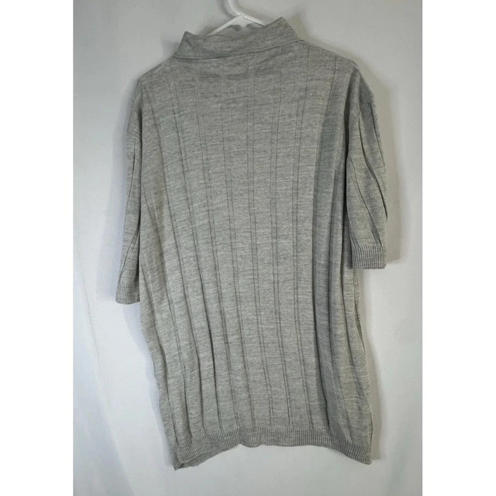 Kinetix Beach Collared Polo Sweater Shirt 3XL Cloud Grey‎ 100% Cotton NWT